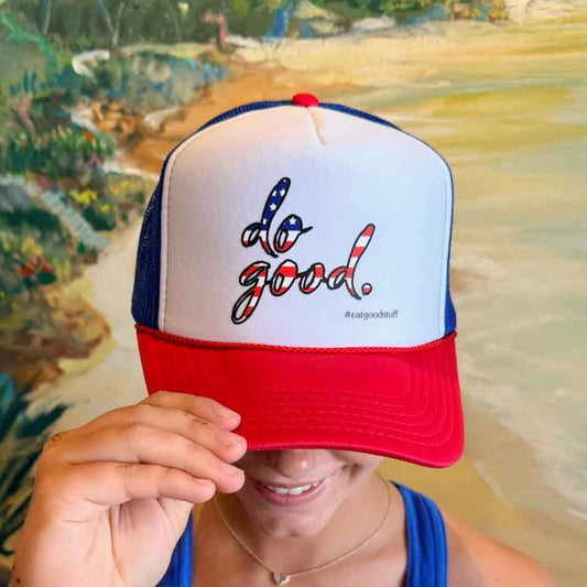 Do Good Patriotic Mesh Back Trucker Hat