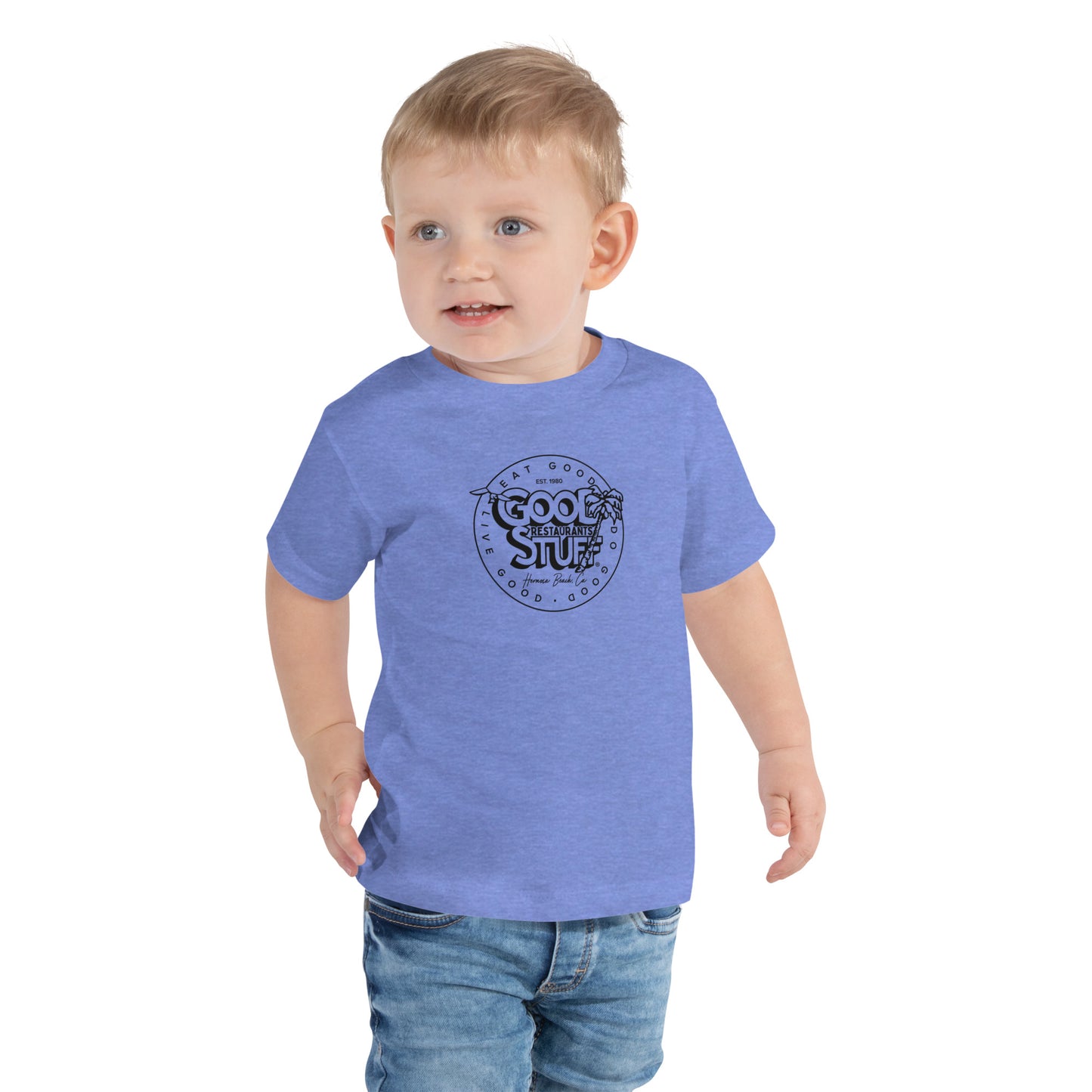 Good Stuff Vintage Hermosa Beach Logo | Toddler Short Sleeve Tee