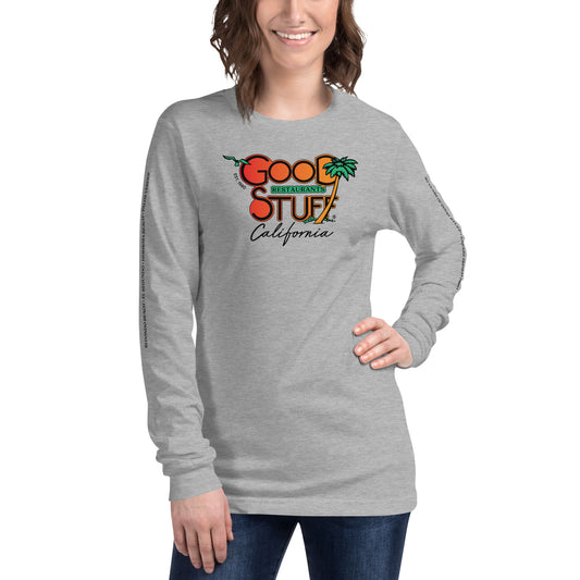 Good Stuff Retro Logo | Unisex Long Sleeve Tee Bella + Canvas