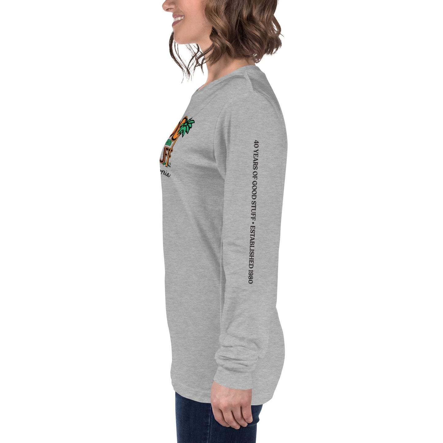Good Stuff Retro Logo | Unisex Long Sleeve Tee Bella + Canvas