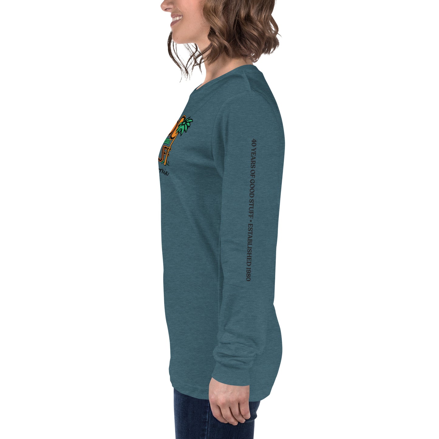 Good Stuff Retro Logo | Unisex Long Sleeve Tee Bella + Canvas