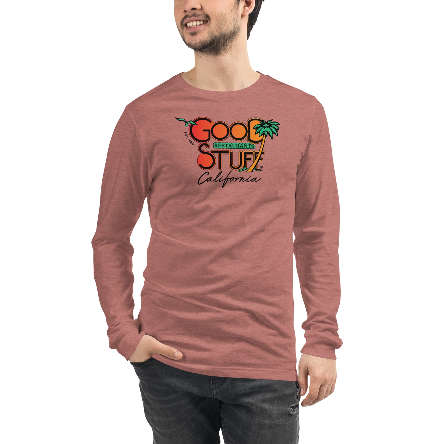 Good Stuff Retro Logo | Unisex Long Sleeve Tee Bella + Canvas