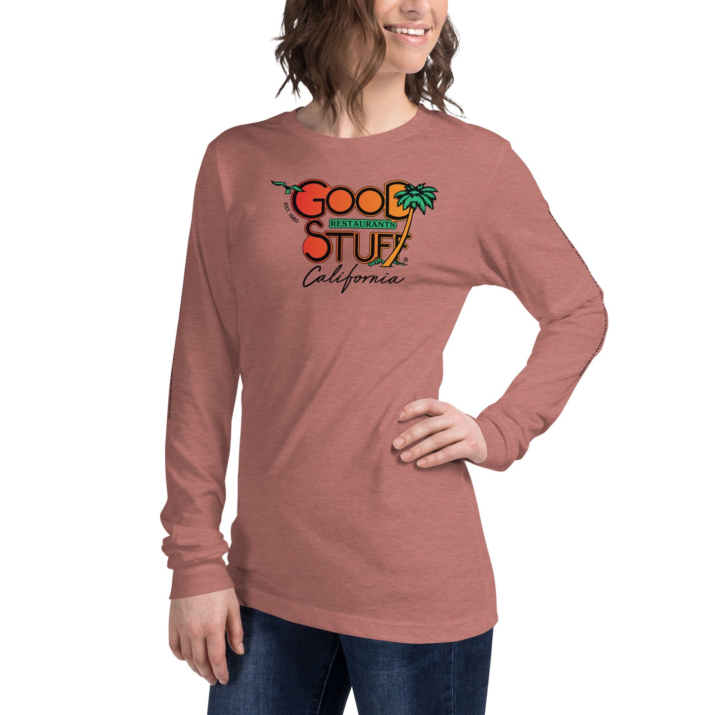 Good Stuff Retro Logo | Unisex Long Sleeve Tee Bella + Canvas