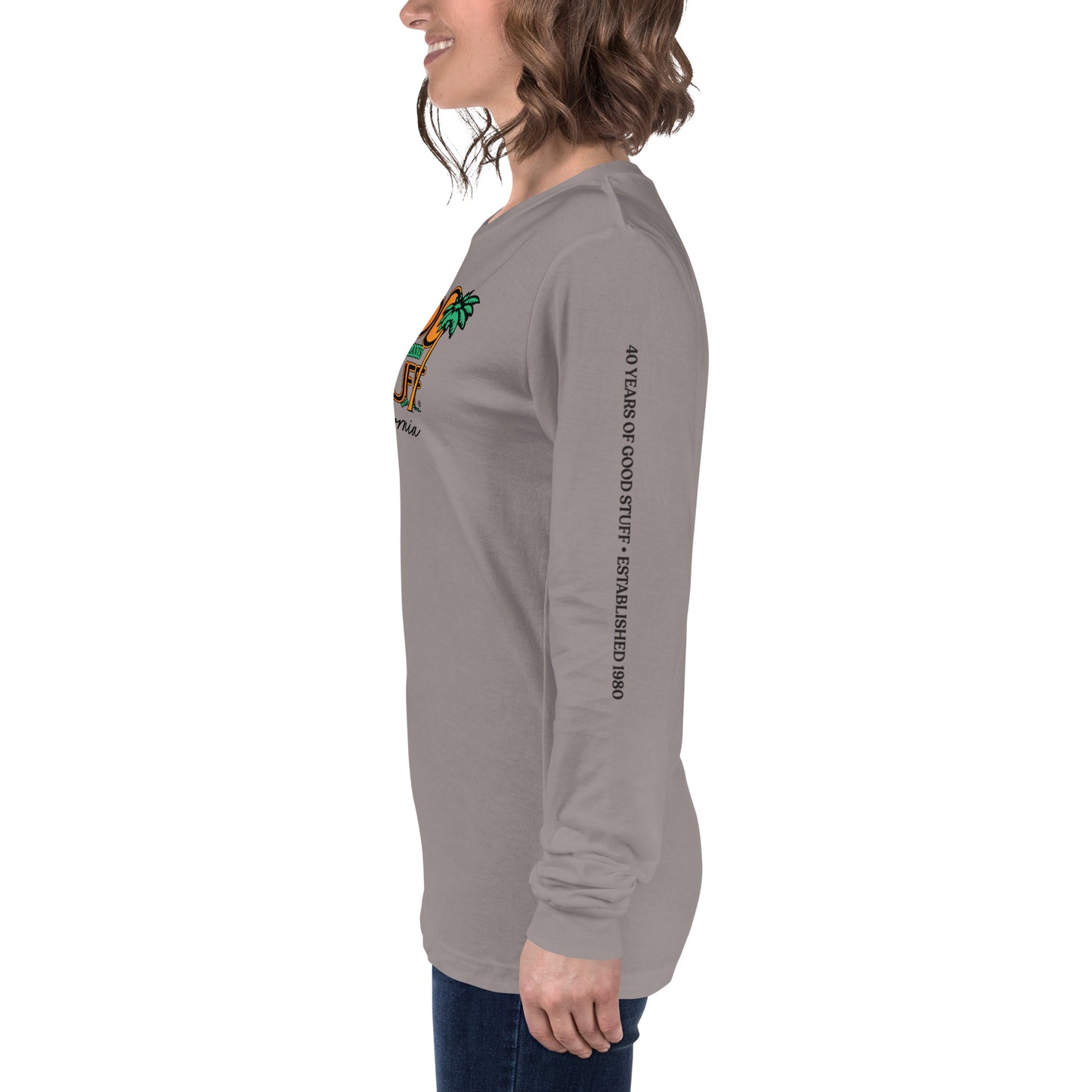 Good Stuff Retro Logo | Unisex Long Sleeve Tee Bella + Canvas