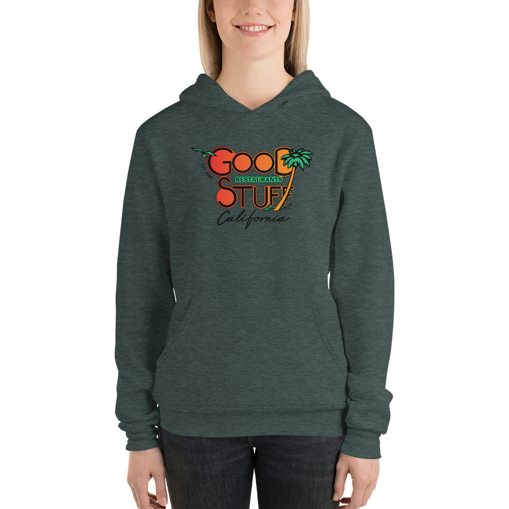 Good Stuff Retro Logo | Unisex Pullover Hoodie Bella + Canvas