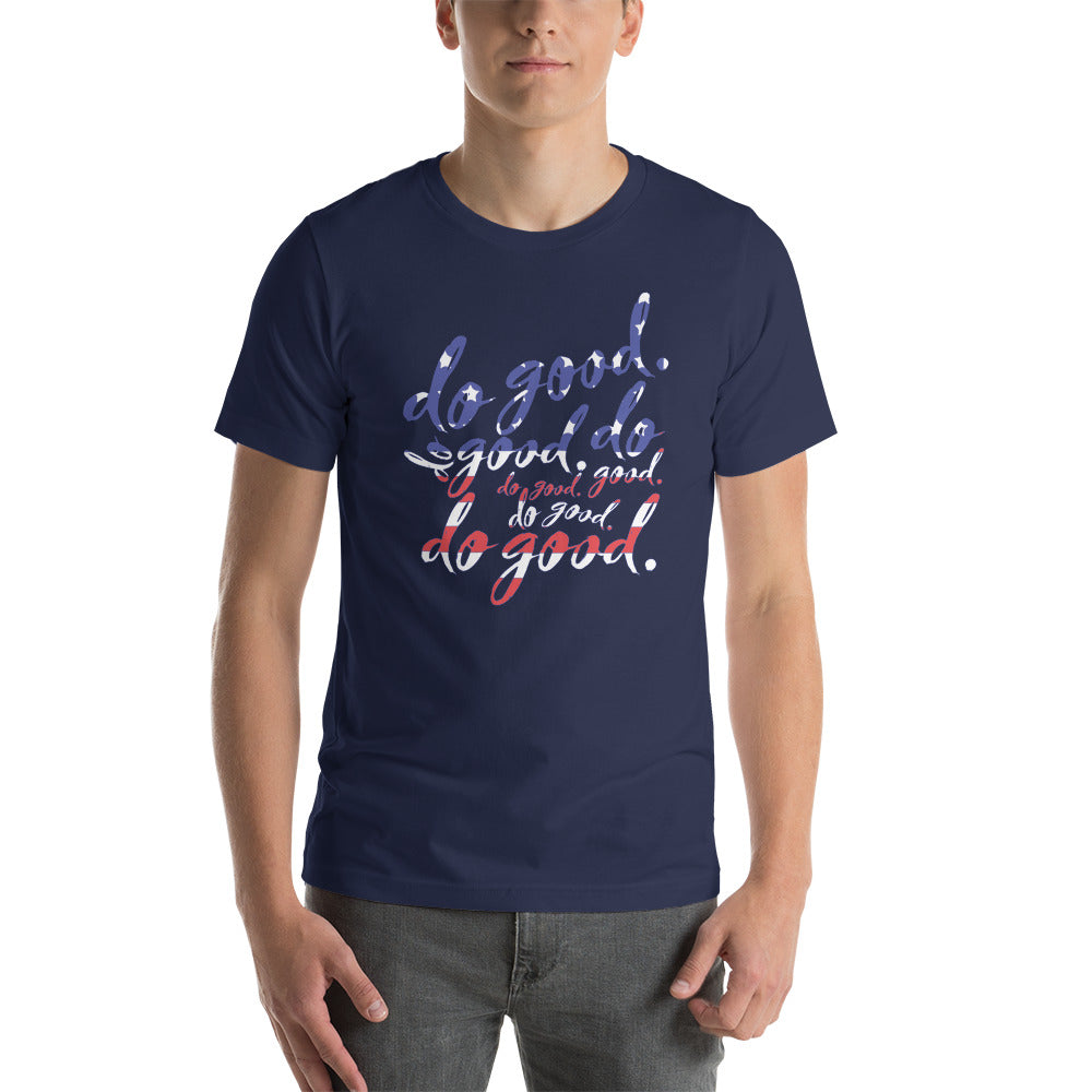 do good. Patriotic Collage | Unisex Staple T-Shirt - Bella + Canvas
