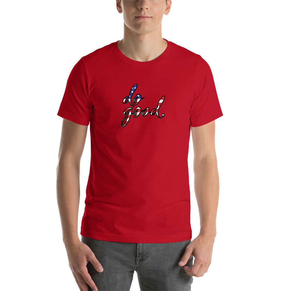do good. Patriotic Outlined | Unisex Staple T-Shirt - Bella + Canvas