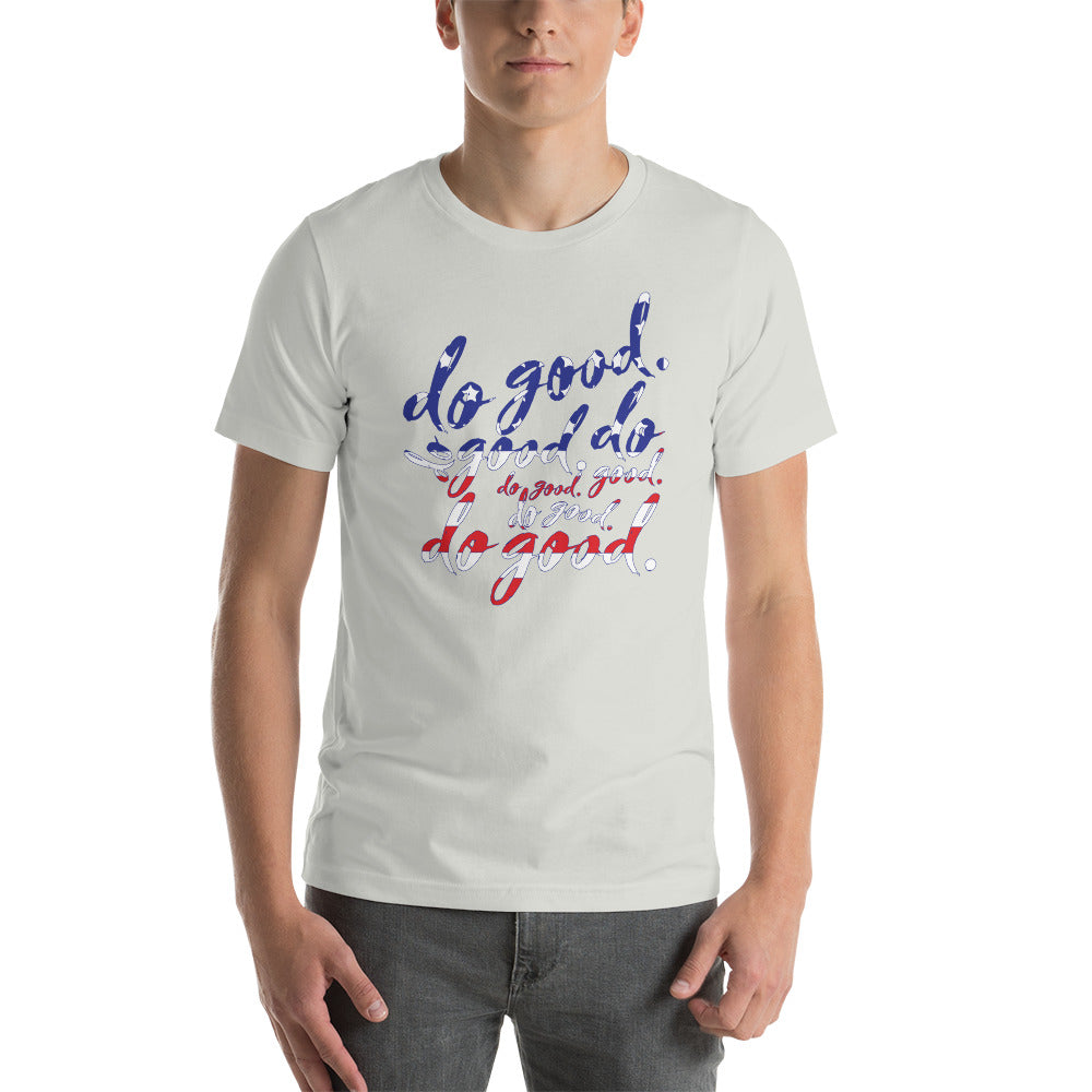 do good. Patriotic Collage | Unisex Staple T-Shirt - Bella + Canvas