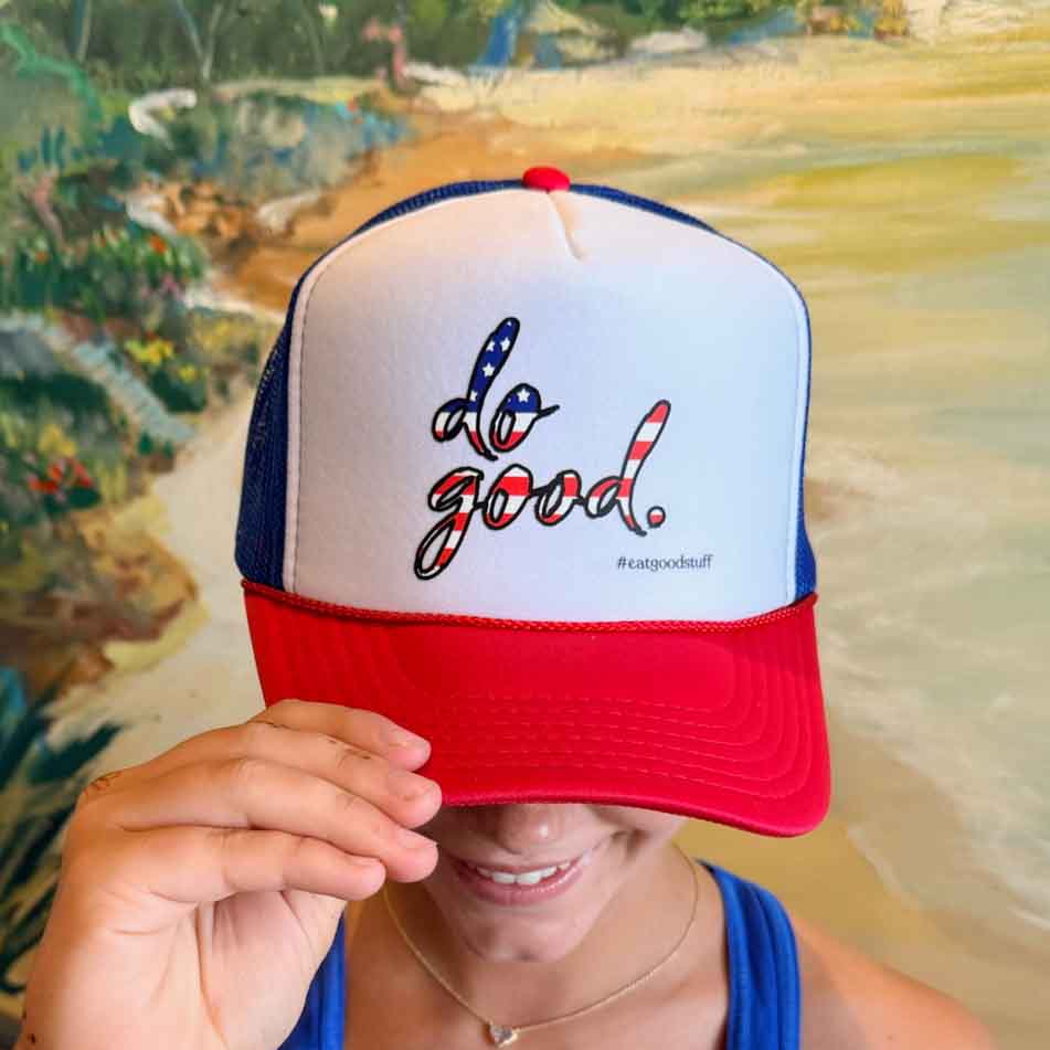Do Good Patriotic Mesh Back Trucker Hat