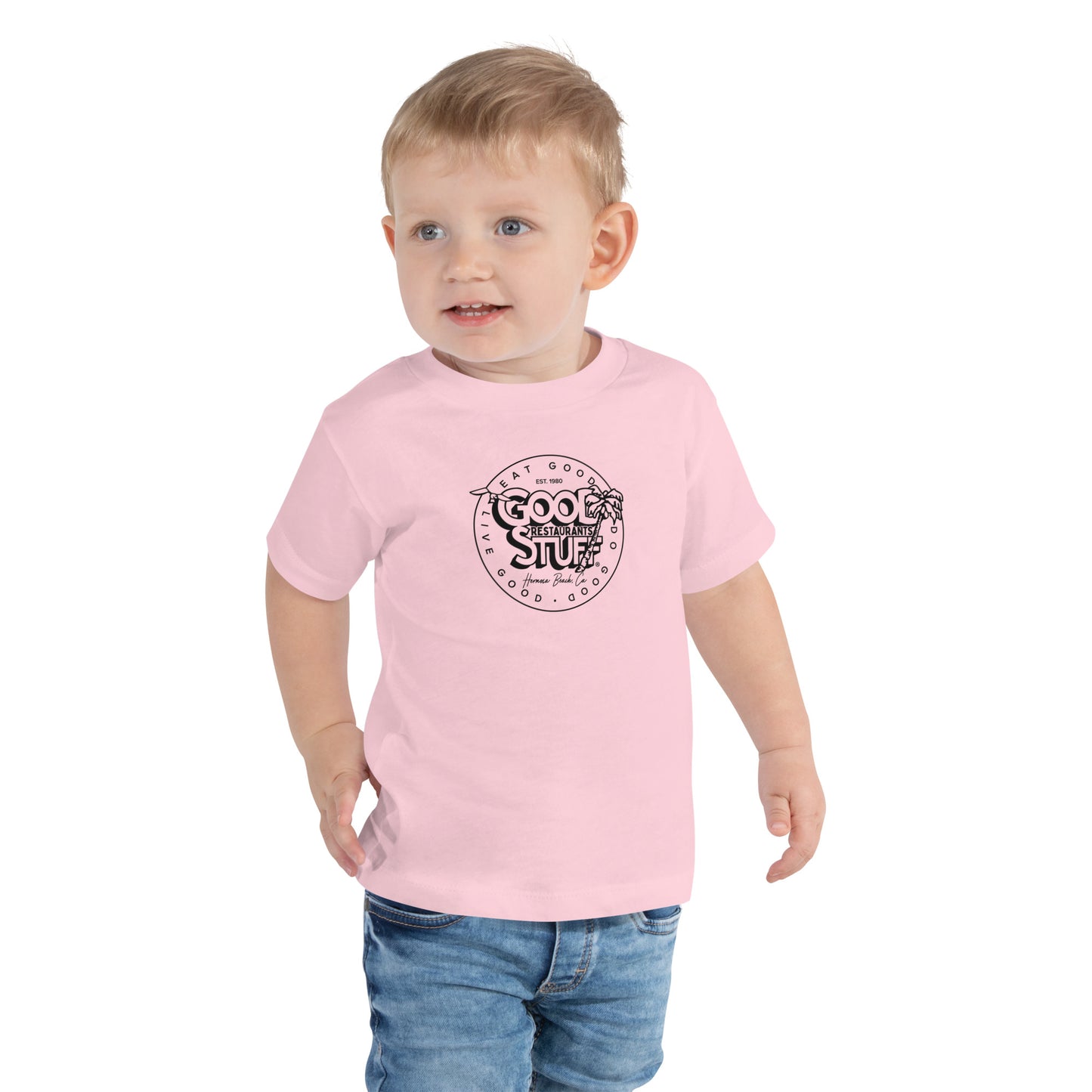Good Stuff Vintage Hermosa Beach Logo | Toddler Short Sleeve Tee
