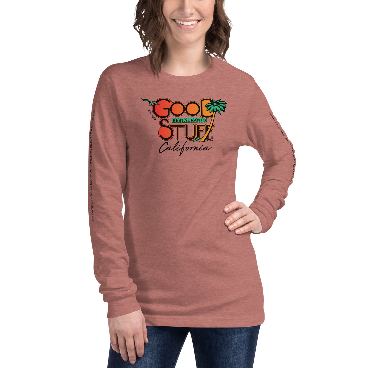 Good Stuff Retro Logo | Unisex Long Sleeve Tee Bella + Canvas