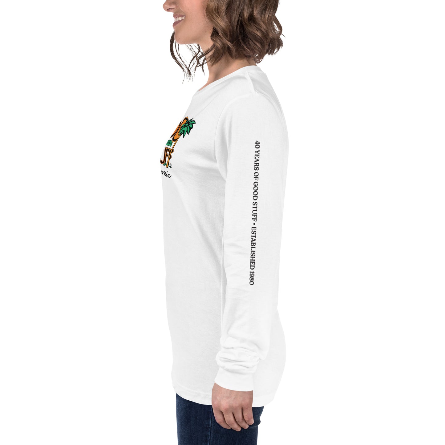 Good Stuff Retro Logo | Unisex Long Sleeve Tee Bella + Canvas